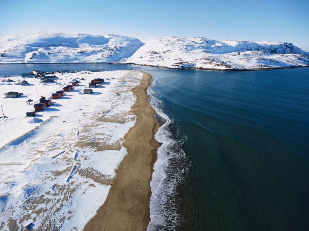 Териберка – пляж зимой