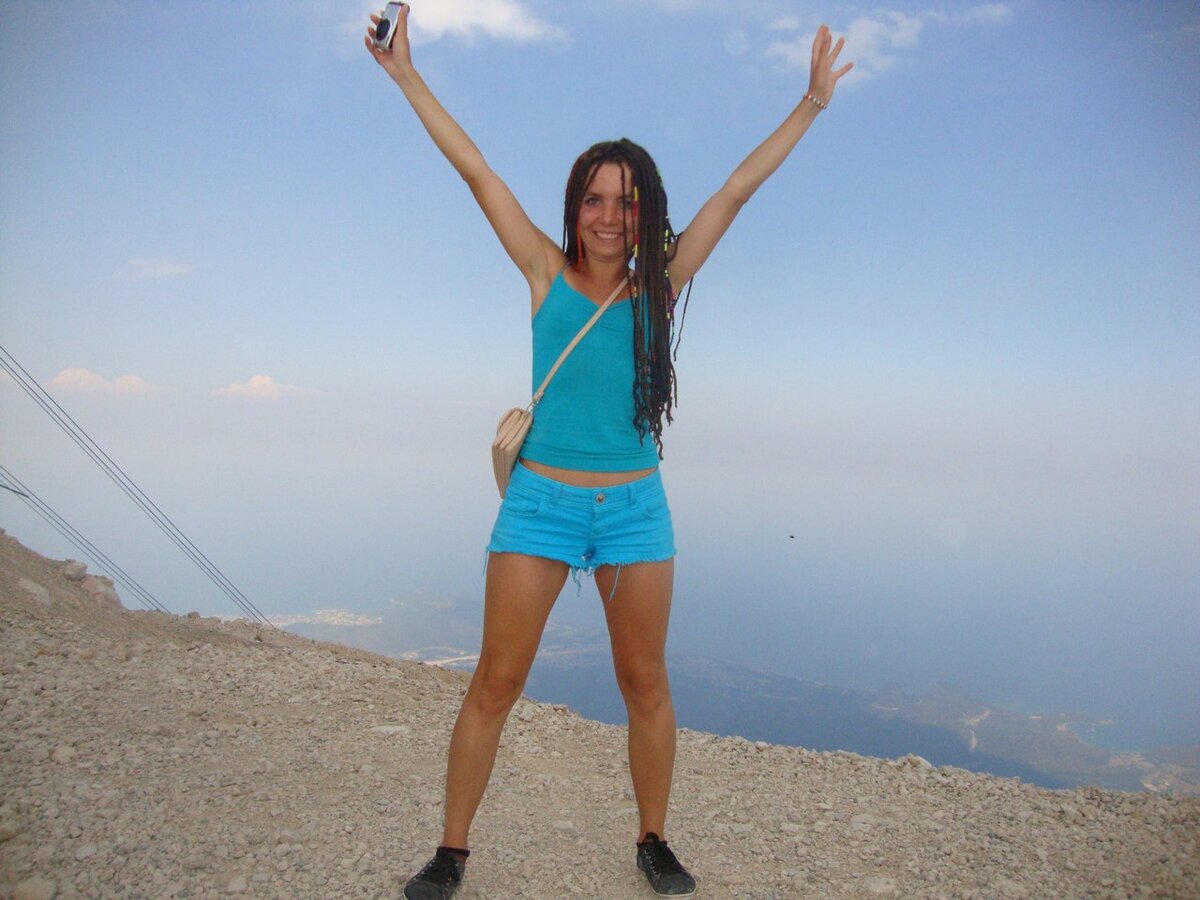 Автор в горах Анталии