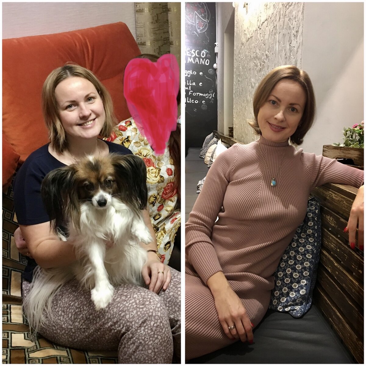 Привет🙌🏻😉! Я Яна ВЕЛЬМИ.  На ПП и дефиците калорий я похудела на 30 кг. Теперь сохраняю результат. Коллаж автора 