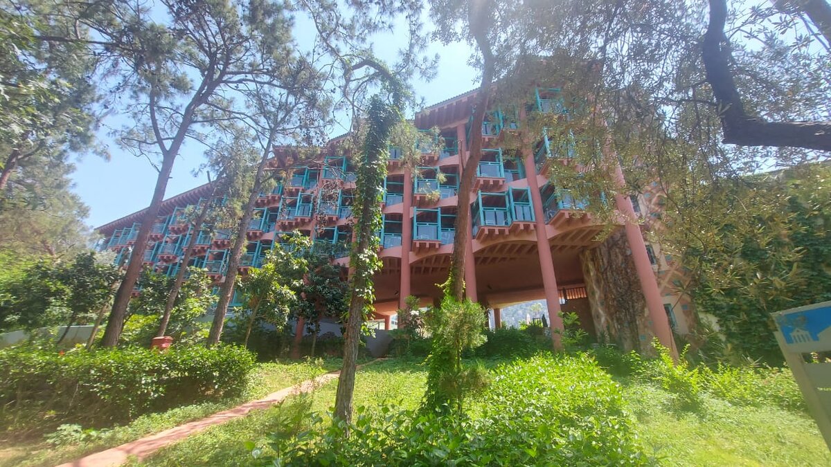 корпус, где мы жили в июле