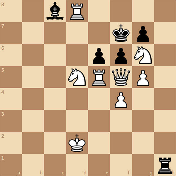 м1, ход белых