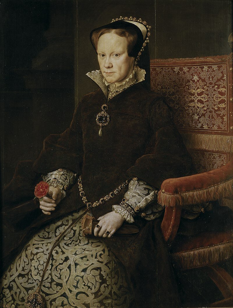 Портрет Марии I (Тюдор), 1554 год.