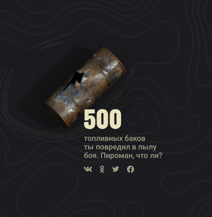 Может быть, может быть... <спалили>. Пироман я или нет — вопрос второстепенный. А вот, что я могу сказать наверняка, так это, что определённая сумма факторов поджигает танк.