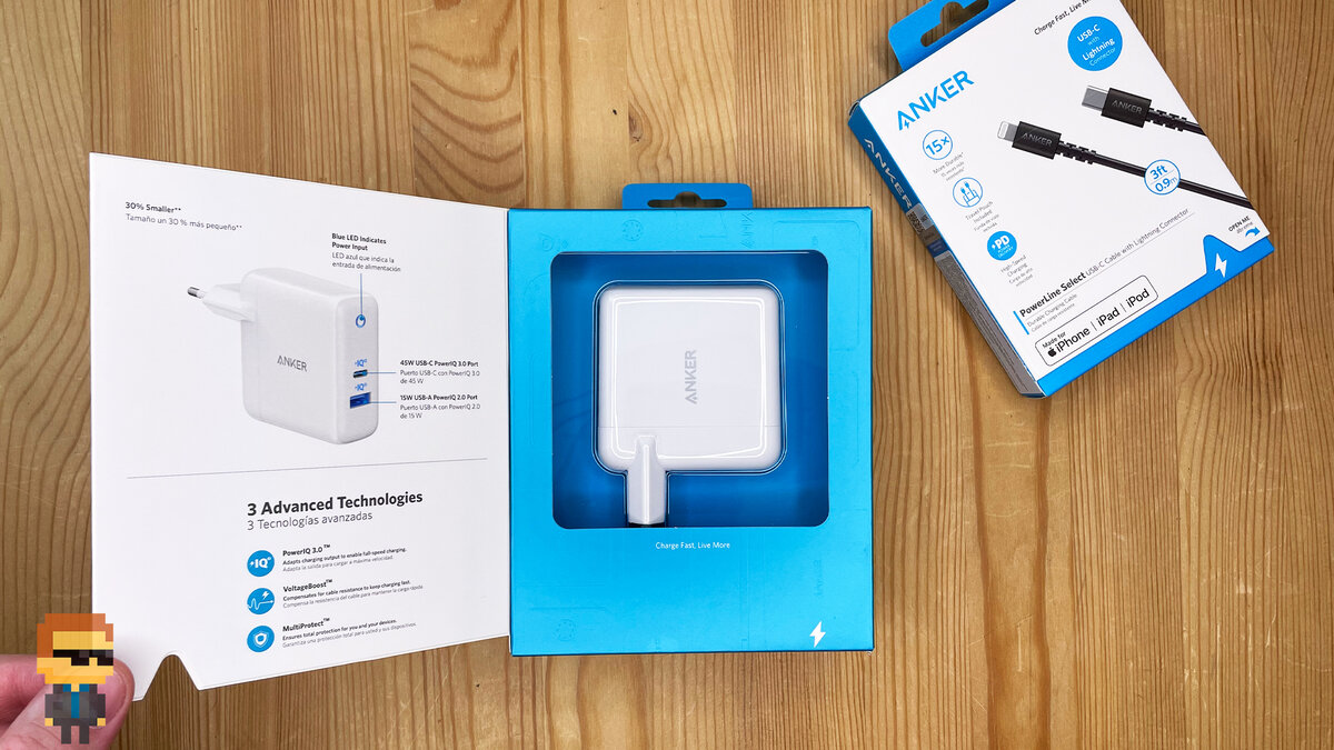 Даже упаковка Anker PowerPort+ Atom III продумана до мелочей