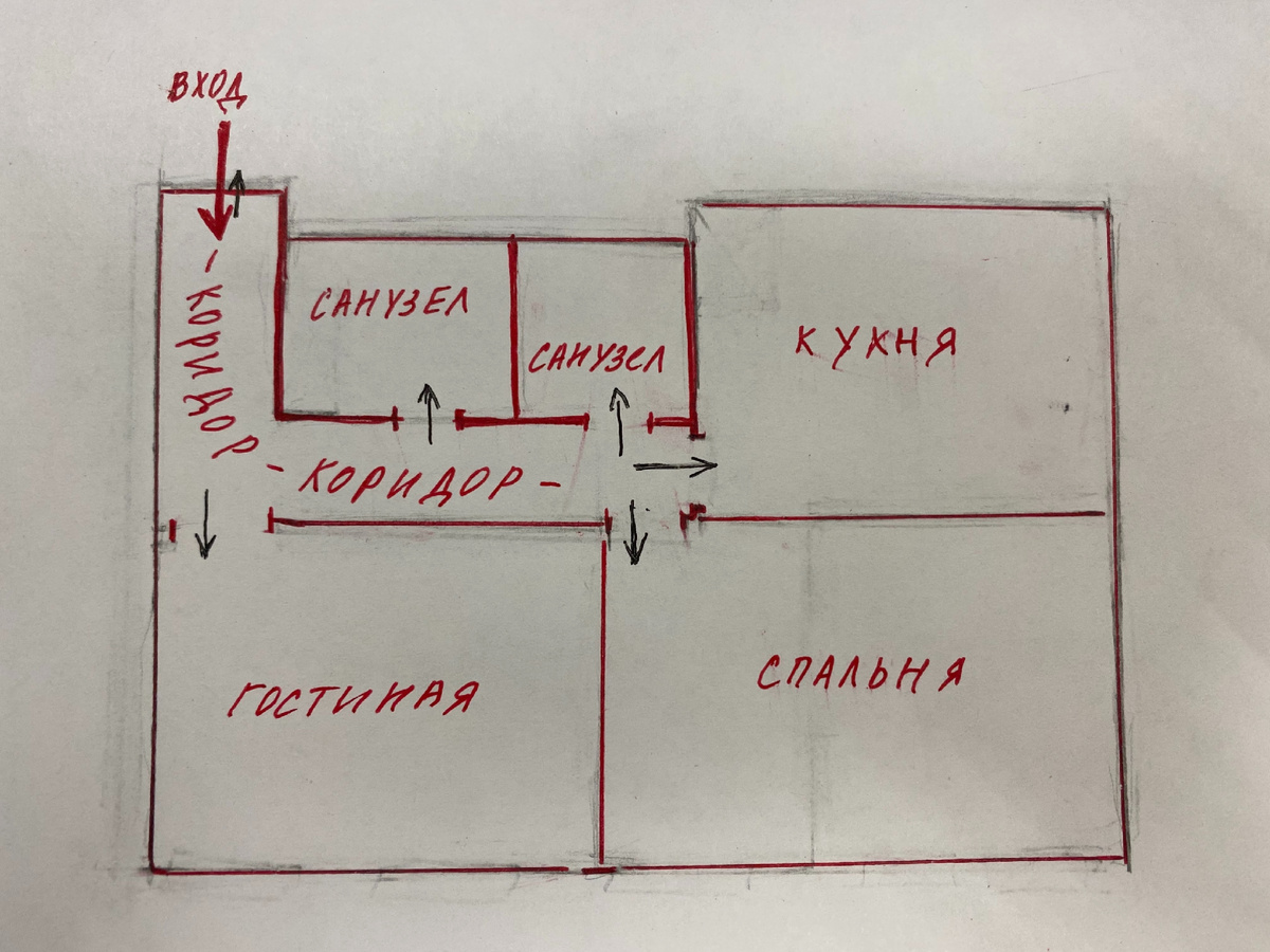 Типичная планировка такой квартиры