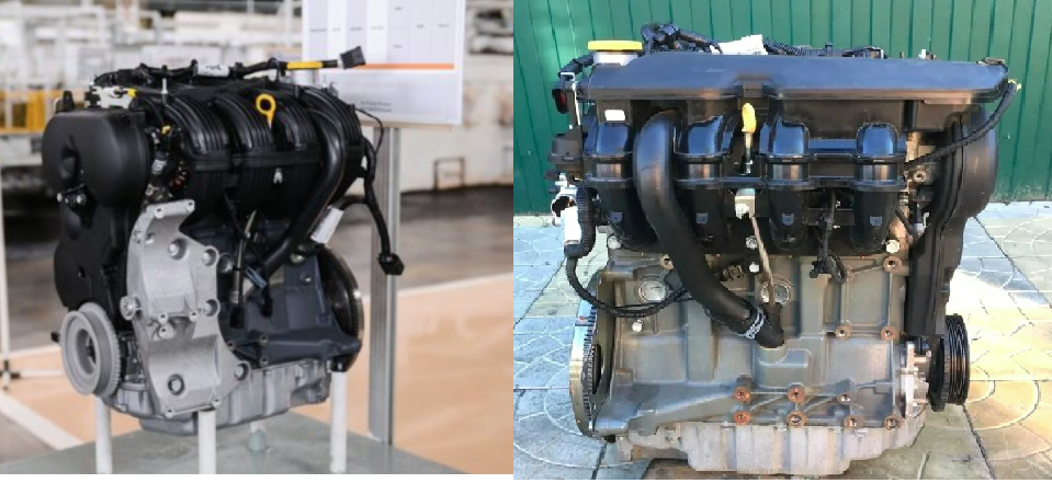 слева - ВАЗ 21179, справа - ВАЗ 21129