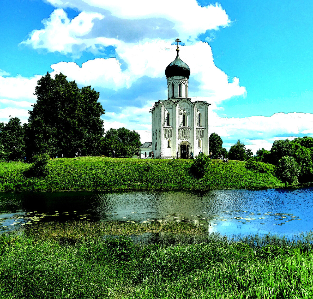 Владимир Боголюбово храм Покрова-на-Нерли