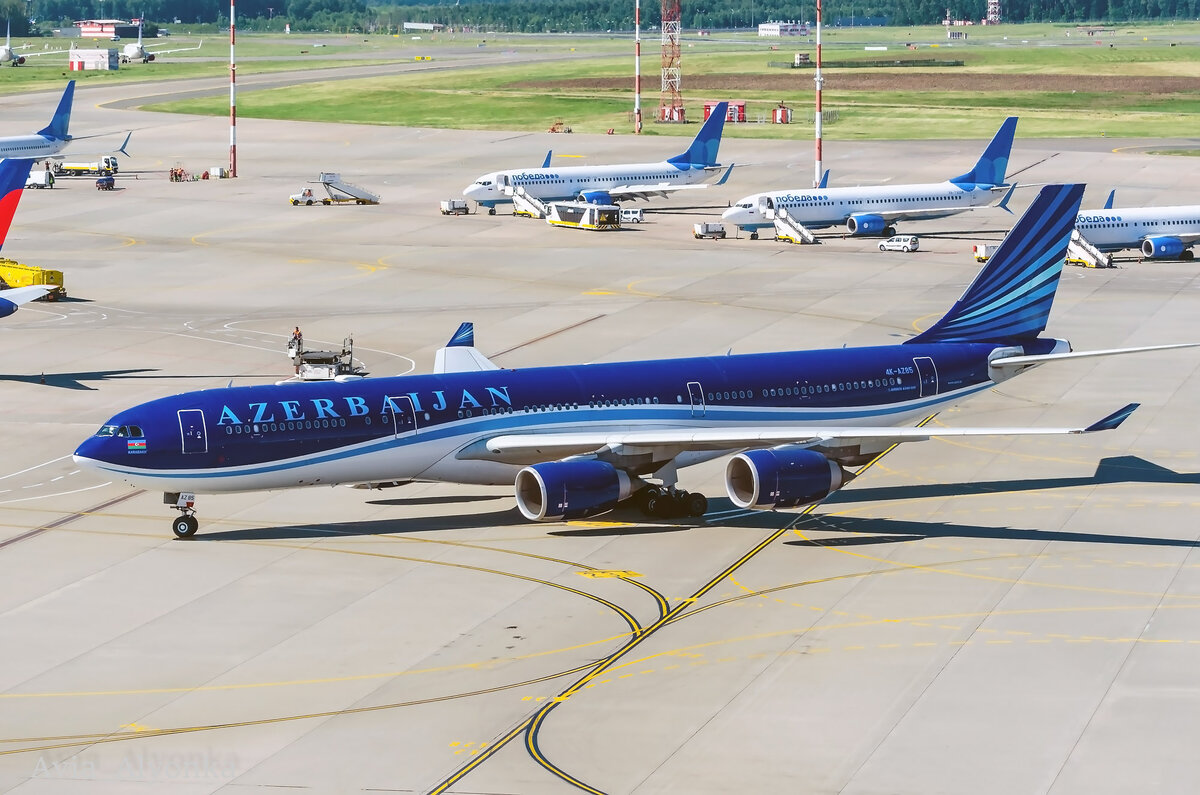 Airbus A340 Азербайджанских Авиалиний