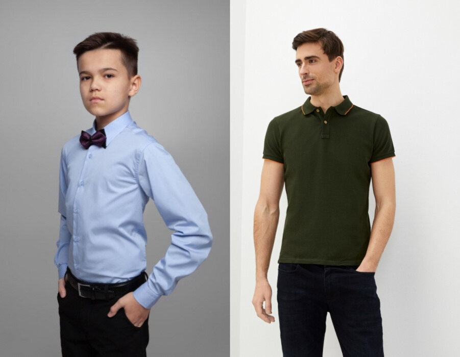 Первыми ласточками бренда стали мужские рубашки