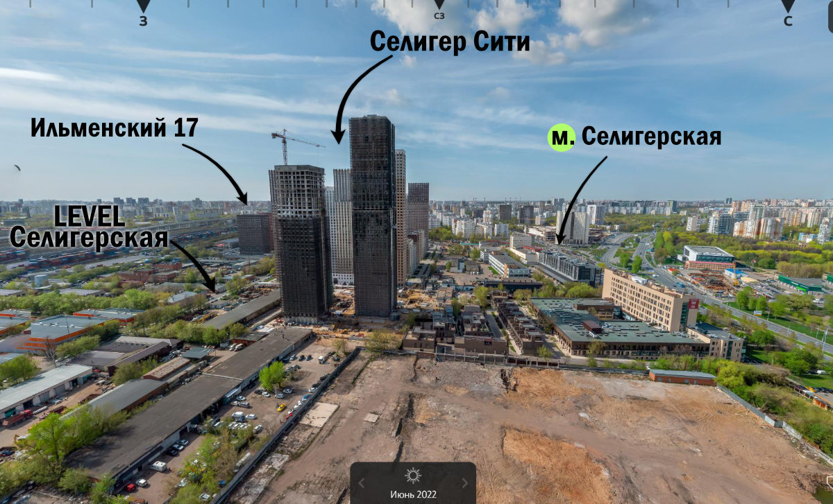 Рассмотрим внушительный жилой комплекс на севере Москвы (участок почти 30 га) Который своим появлением внесет наконец-то некую завершенность в застройку территории вдоль Дмитровского шоссе (от м.-2