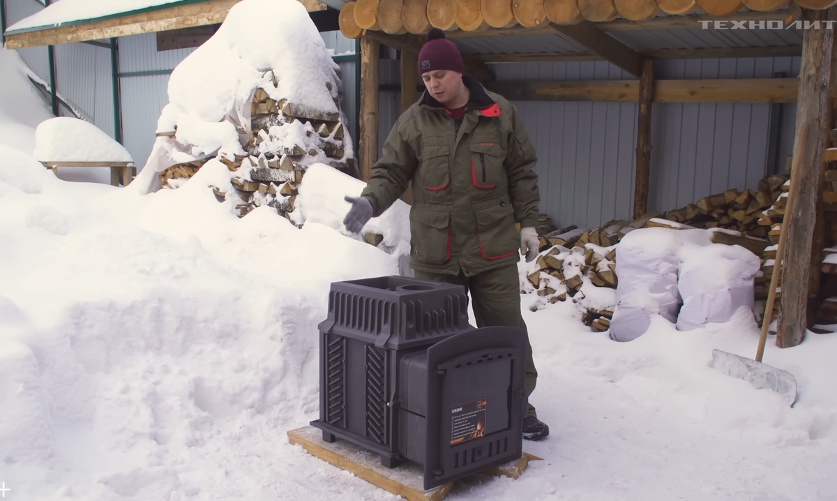 Первая сборка печи