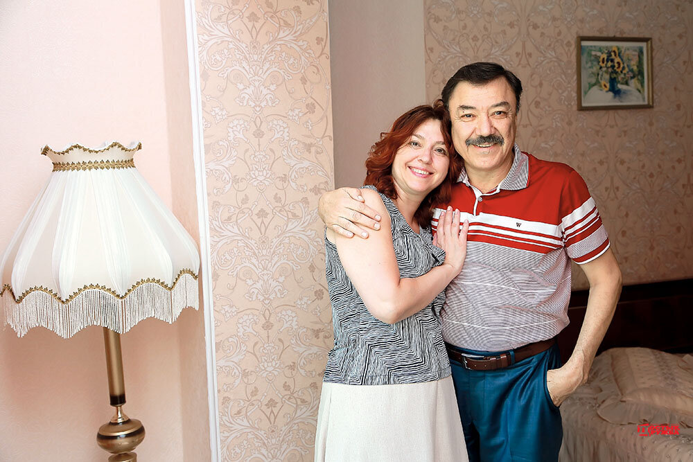 Рустам Сагдуллаев с супругой