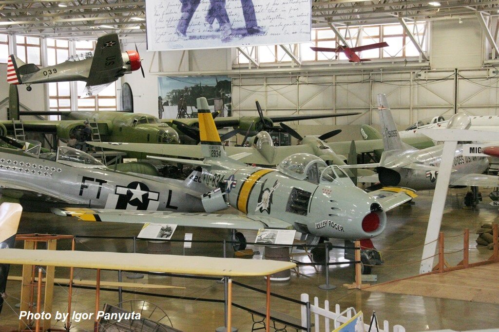 F-86F Sabre. Авиамузей Hill Aerospace Museum (Солт-Лейк-Сити, штат Юта, США)