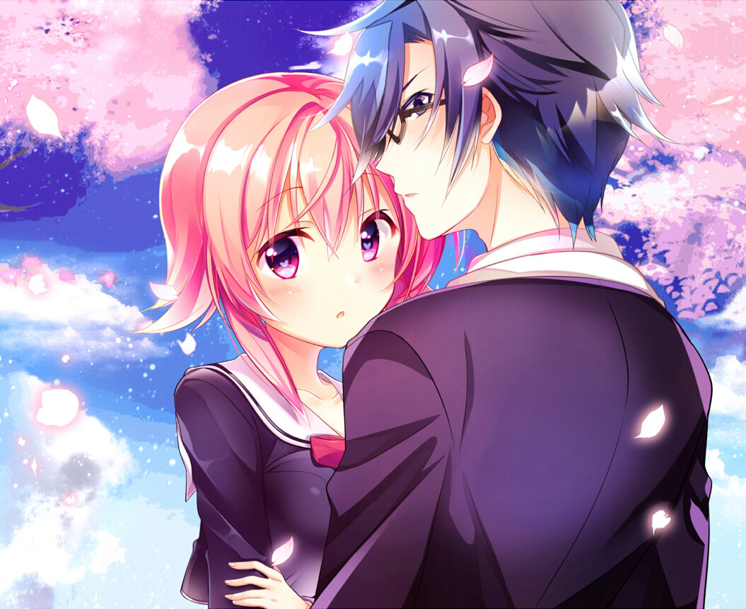 Такуру Миясиро с подругой детства  Сэрика Оноэ