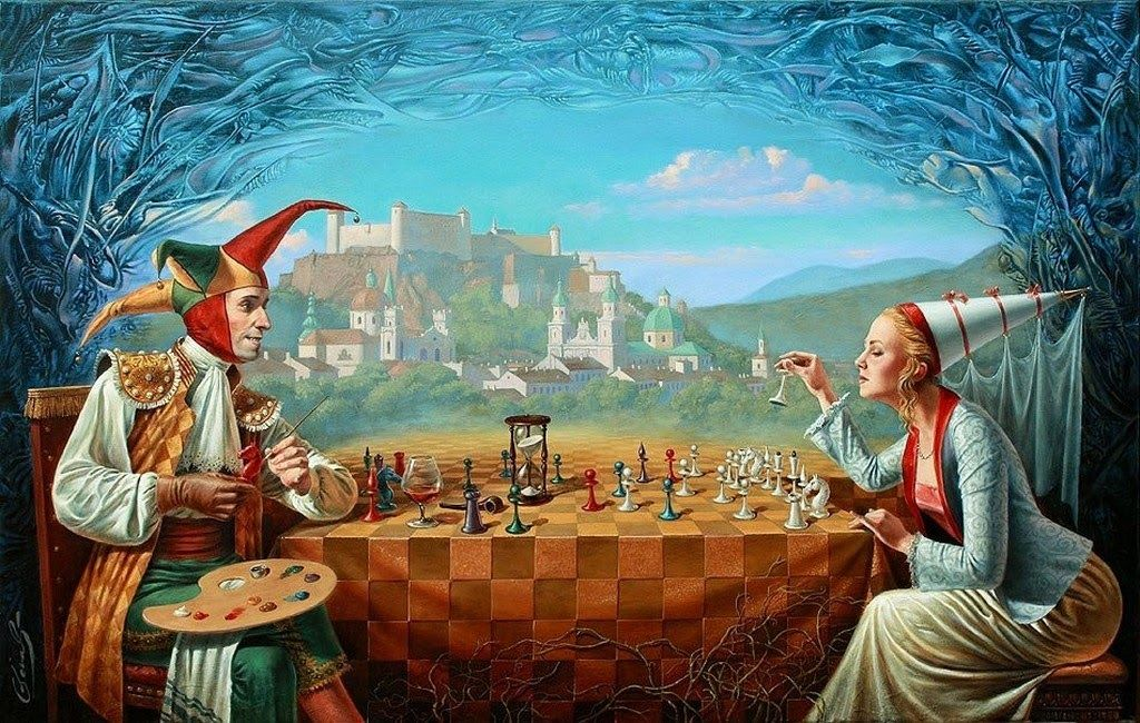 Картины михаил хохлачев michael cheval