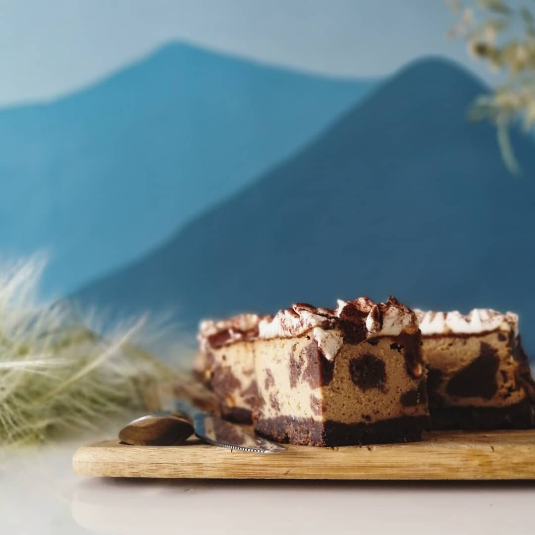 Пивной чизкейк с брауни