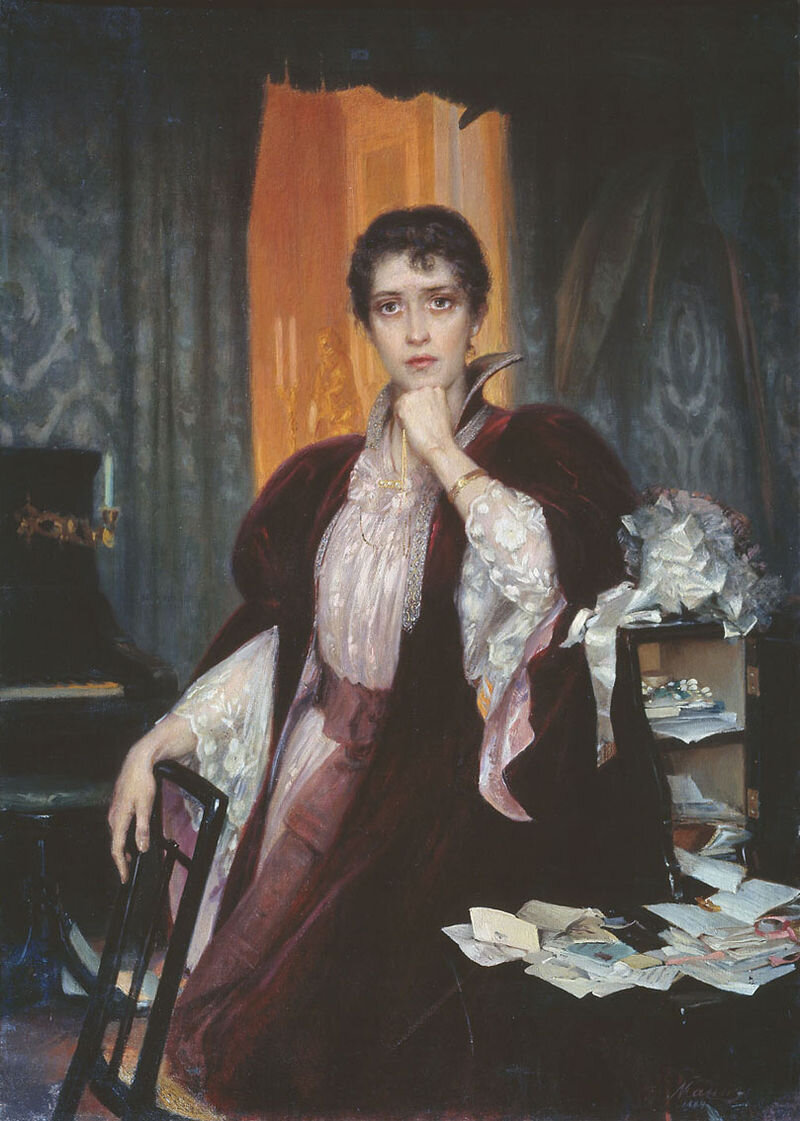 Генрих Манизер "Анна Каренина". Ок. 1900 г.