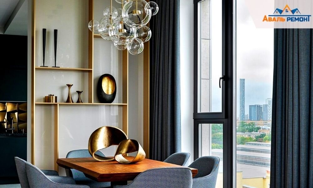 Квартира в серых тонах