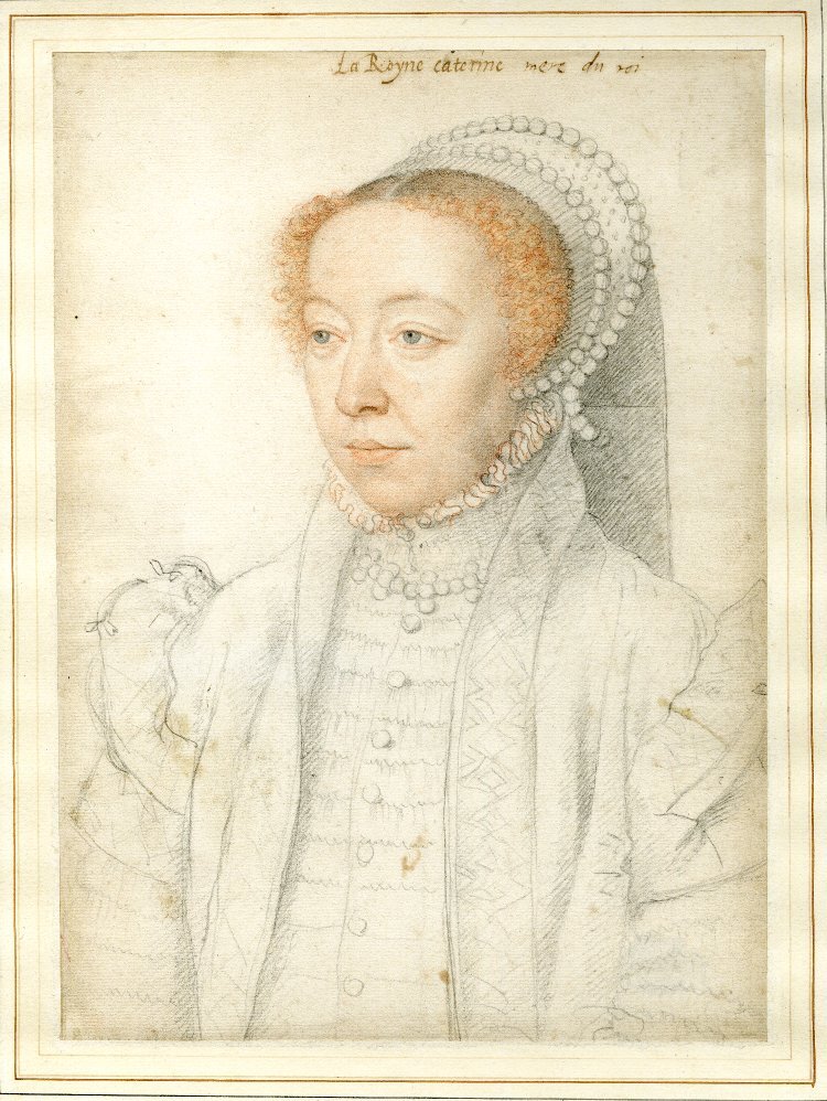 Екатерина Медичи, королева-мать, регентша при малолетнем короле Карле 9