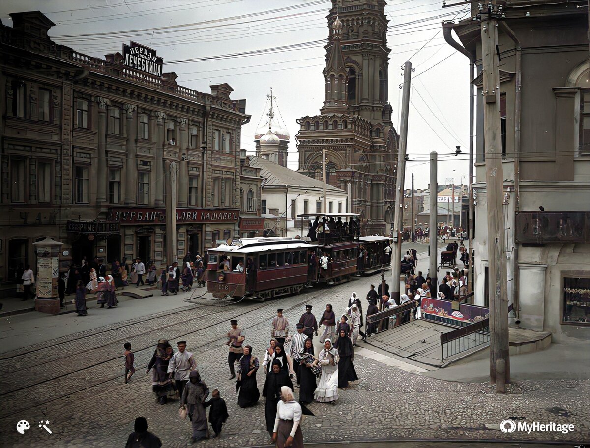 г. Казань, ул.Проломная (современная Баумана), фото А.Бренинга (начало 20 в.)