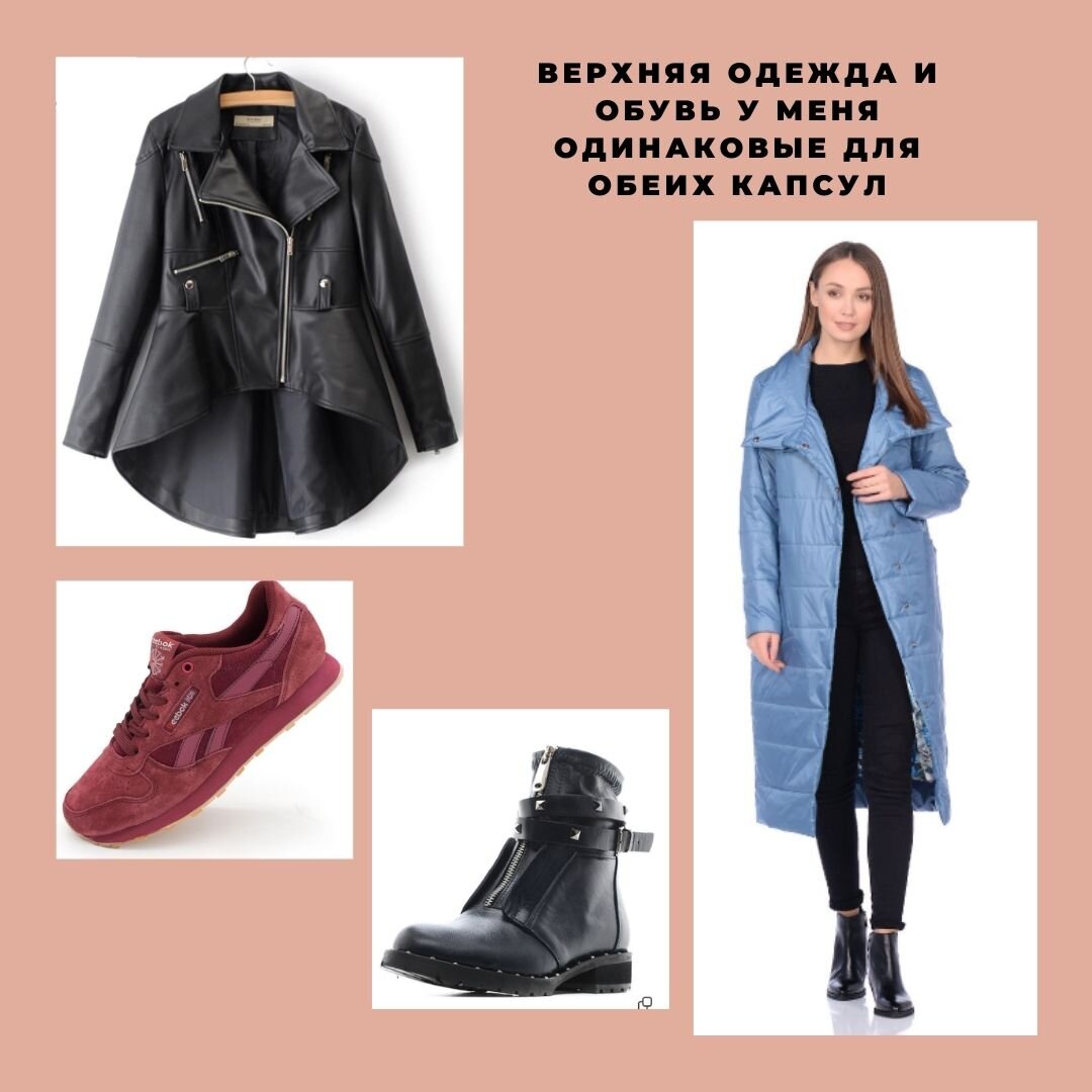Моя верхняя одежда и обувь на осень. 