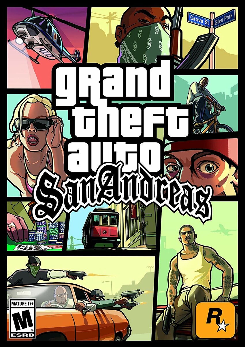 Grand Theft auto San Andreas обложка