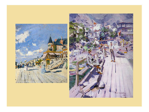 Макет подготовлен автором статьи (картины приведены далее, взяты из свободных источников)