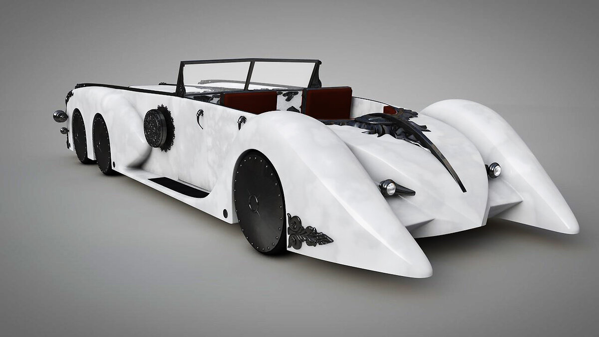 Седан-монстр собранный вручную