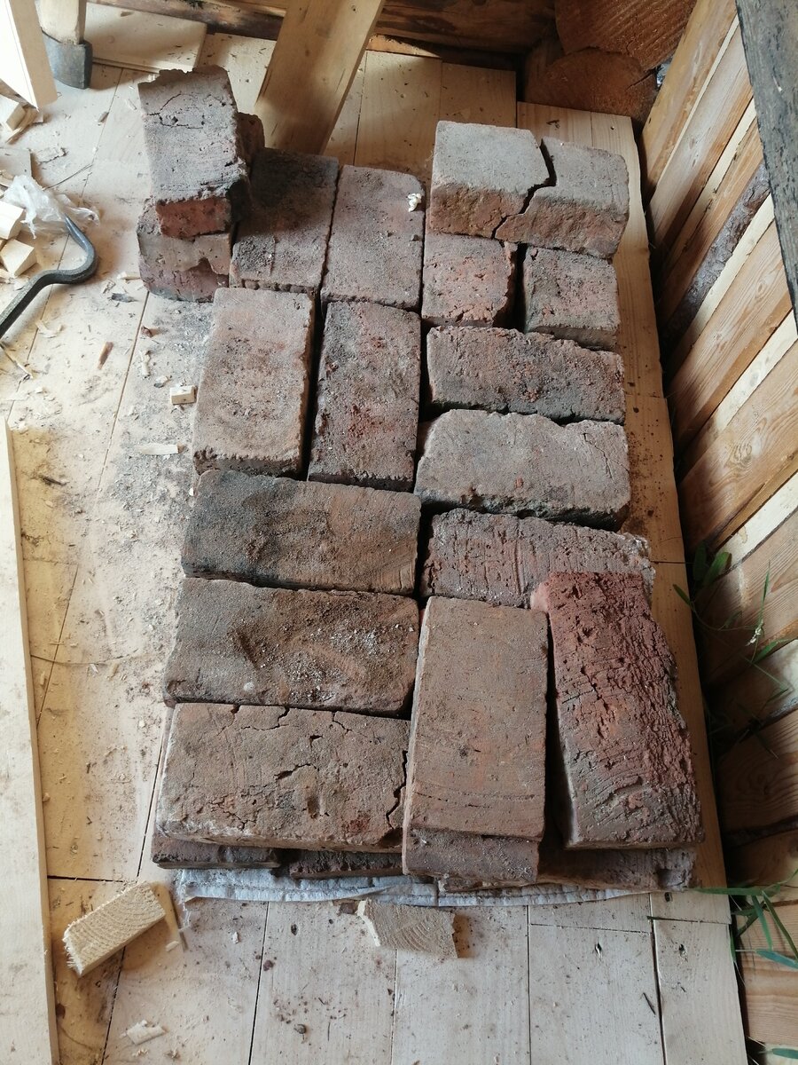 Б/у кирпич для бани 