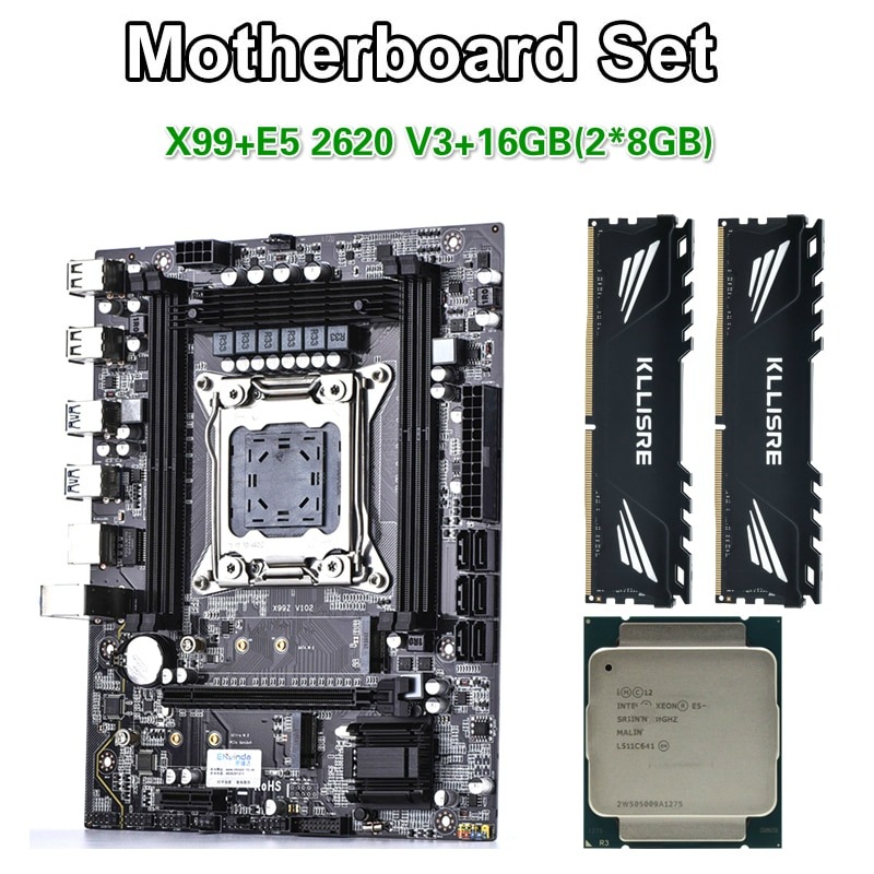 Материнская плата x99 от Kllisre + 16 Gb DDR4+ CPU