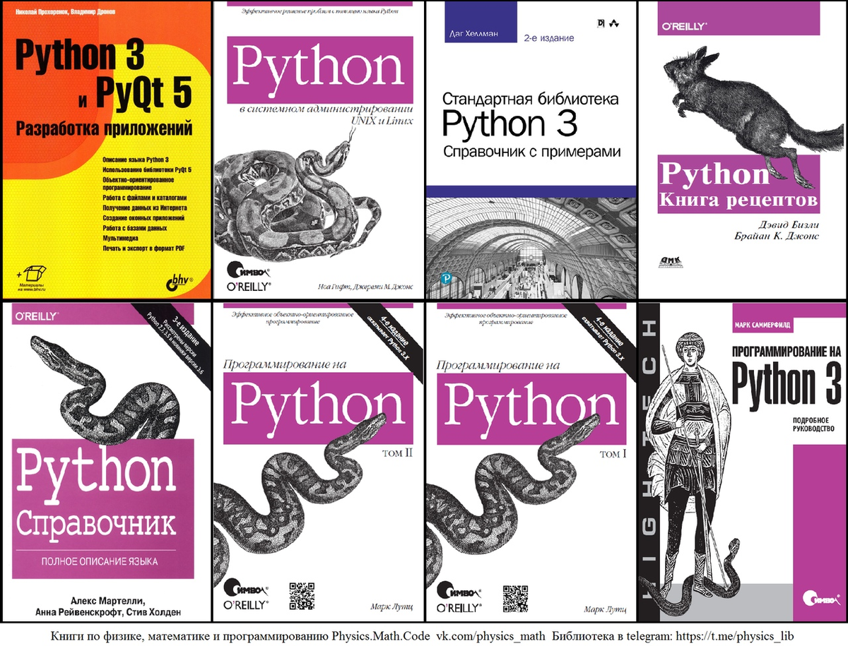 7 отличных книг, с которых можно начать изучение Python | Physics.Math.Code  | Дзен