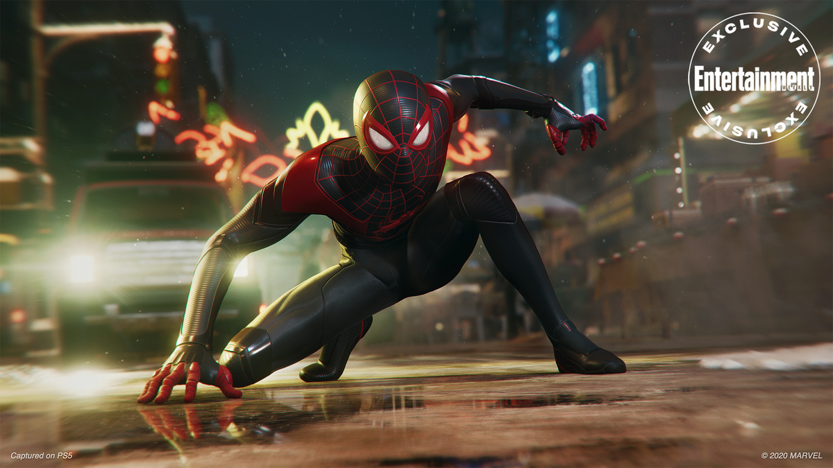 Скриншот игры "Marvel's Spider-Man: Miles Morales" от Entertainment Weekly