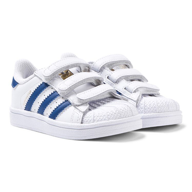 adidas Originals

Superstar Foundation Velcro Trainers White and Blue