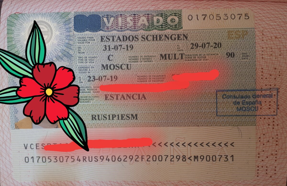 Моя шенгенская виза C