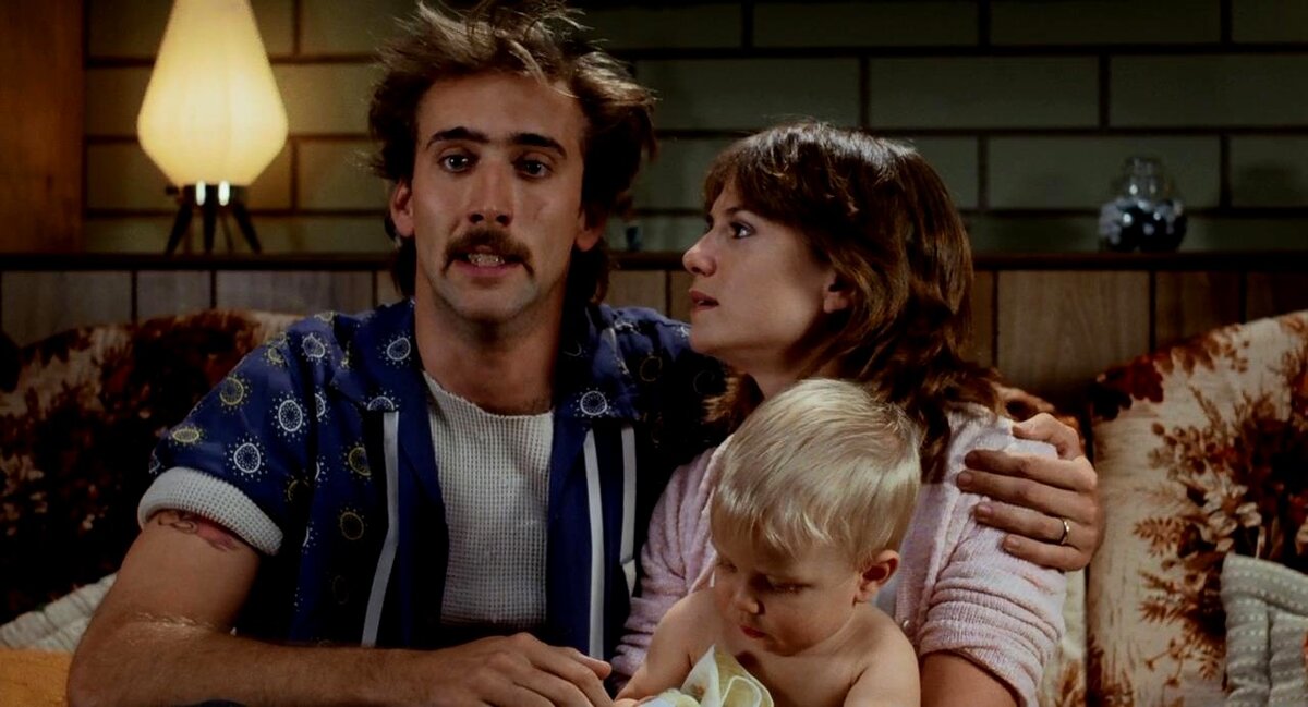 Воспитание Аризоны (raising Arizona) 1987. Николас Кейдж Аризона. Николас Кейдж воспитание Аризоны кадры.