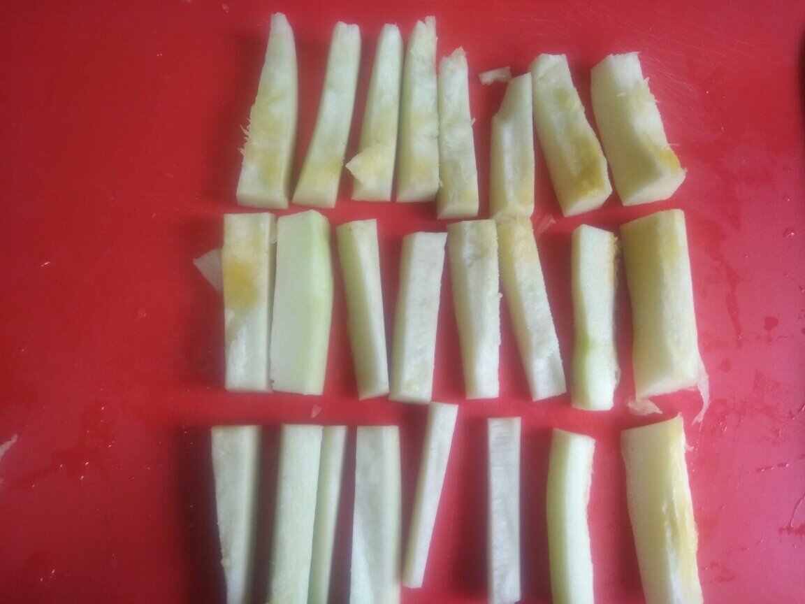 Нарезаем кабачок полосками ===>>>
