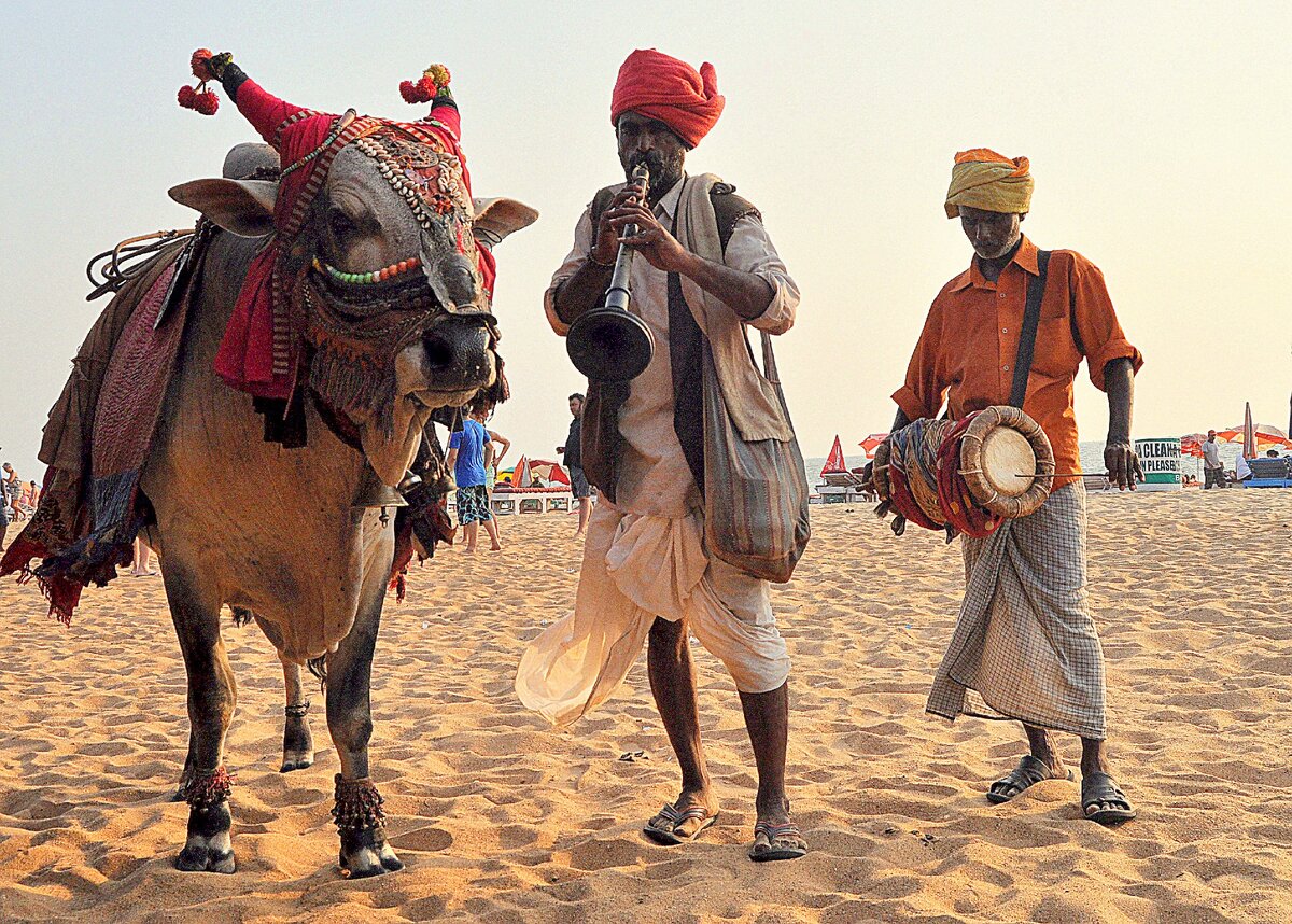 Индийский пляж с людьми. Фото с сайта worldtravelbuzz.com