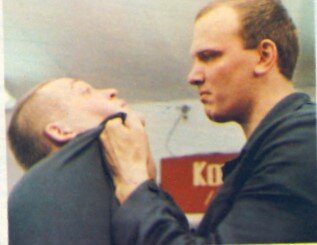 Фото со съёмок. Алексей Аблепихин и Олег Рогачёв