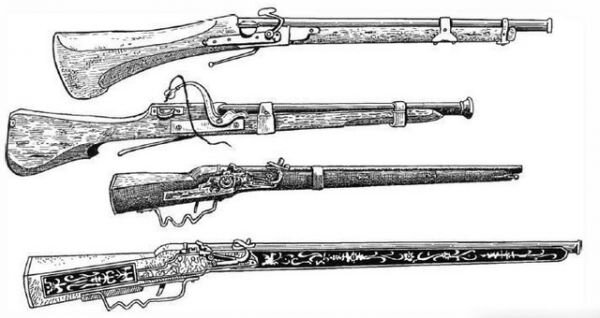 Первое огнестрельное оружие.
