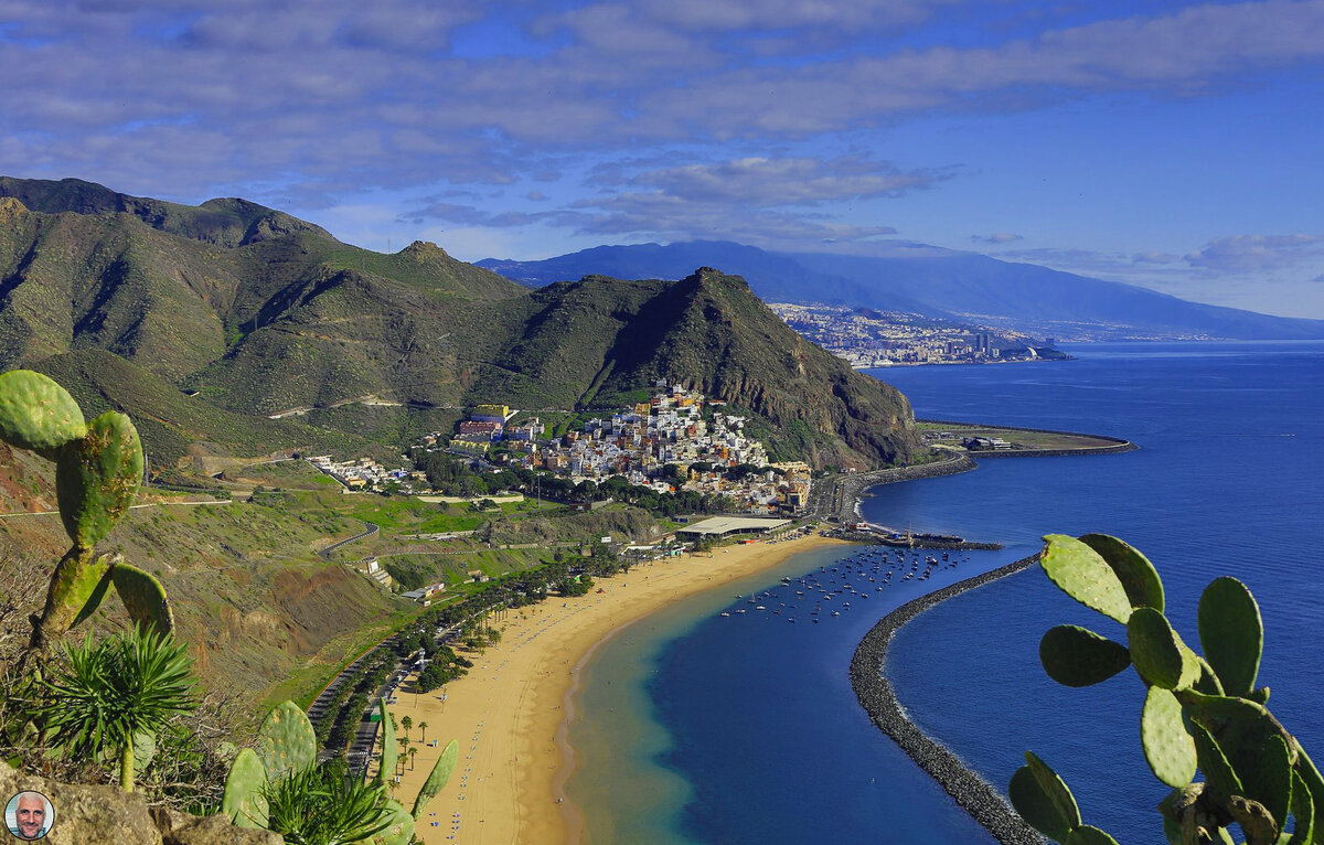 Панорама пляжей вокруг Санта-Крус-де-Тенерифе