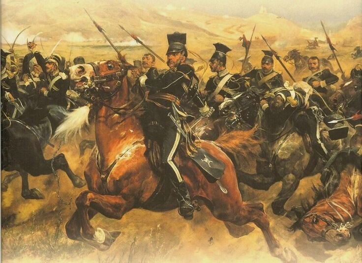 Ричард Кейтон Вудвил, фрагмент картины Атака легкой бригады