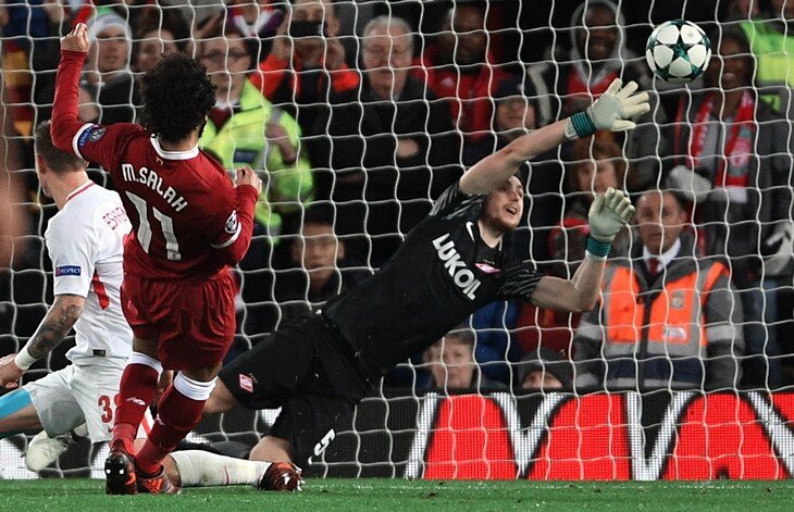 Матч группового этапа ЛЧ Ливерпуль - Спартак