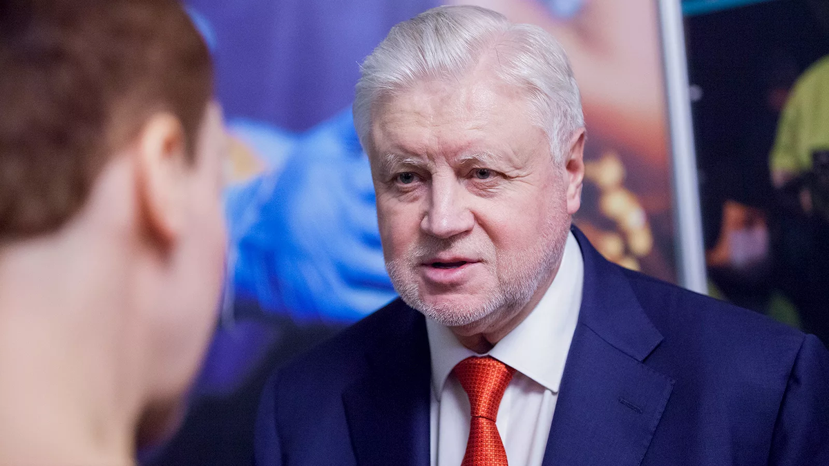 Сергей Миронов, лидер социалистической партии "Справедливая Россия-За Правду"