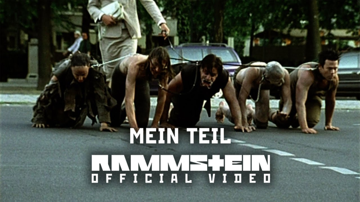 Alle frauen alle meine рамштайн. Шнайдер майн Тайль. Rammstein Mein Teil обложка. Rammstein Mein Teil клип. Рамштайн на поводке.