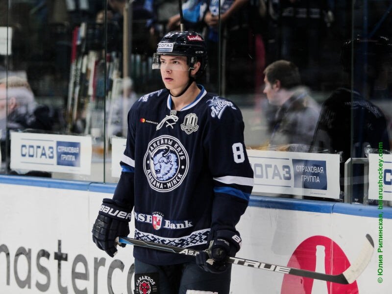 Минский этап карьеры. Фото взято из belarushockey.com