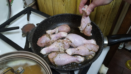 Жареные куриные голени — рецепт с фото пошагово