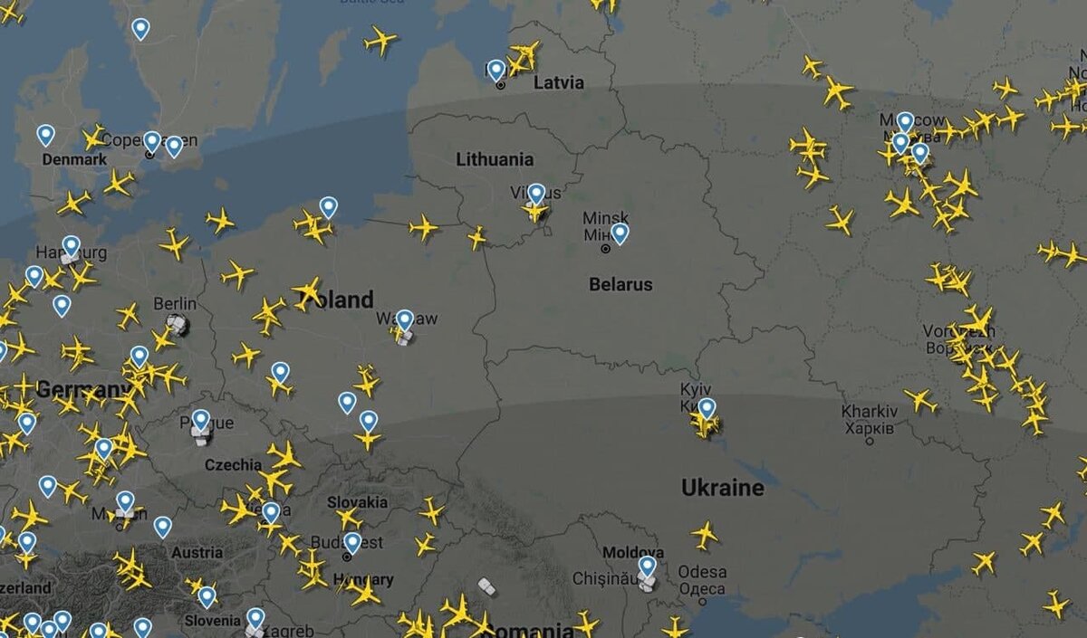 Источник Flyradar.