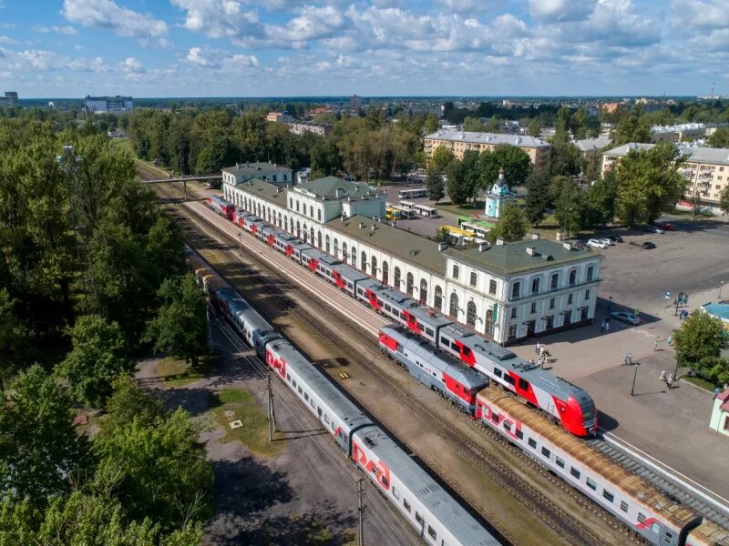 Железнодорожный вокзал Пскова. Фото из открытых источников