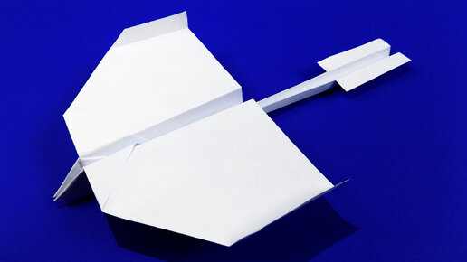 Как сделать далеко летающий самолет из бумаги ✈ Как сделать оригами самолет из бумаги