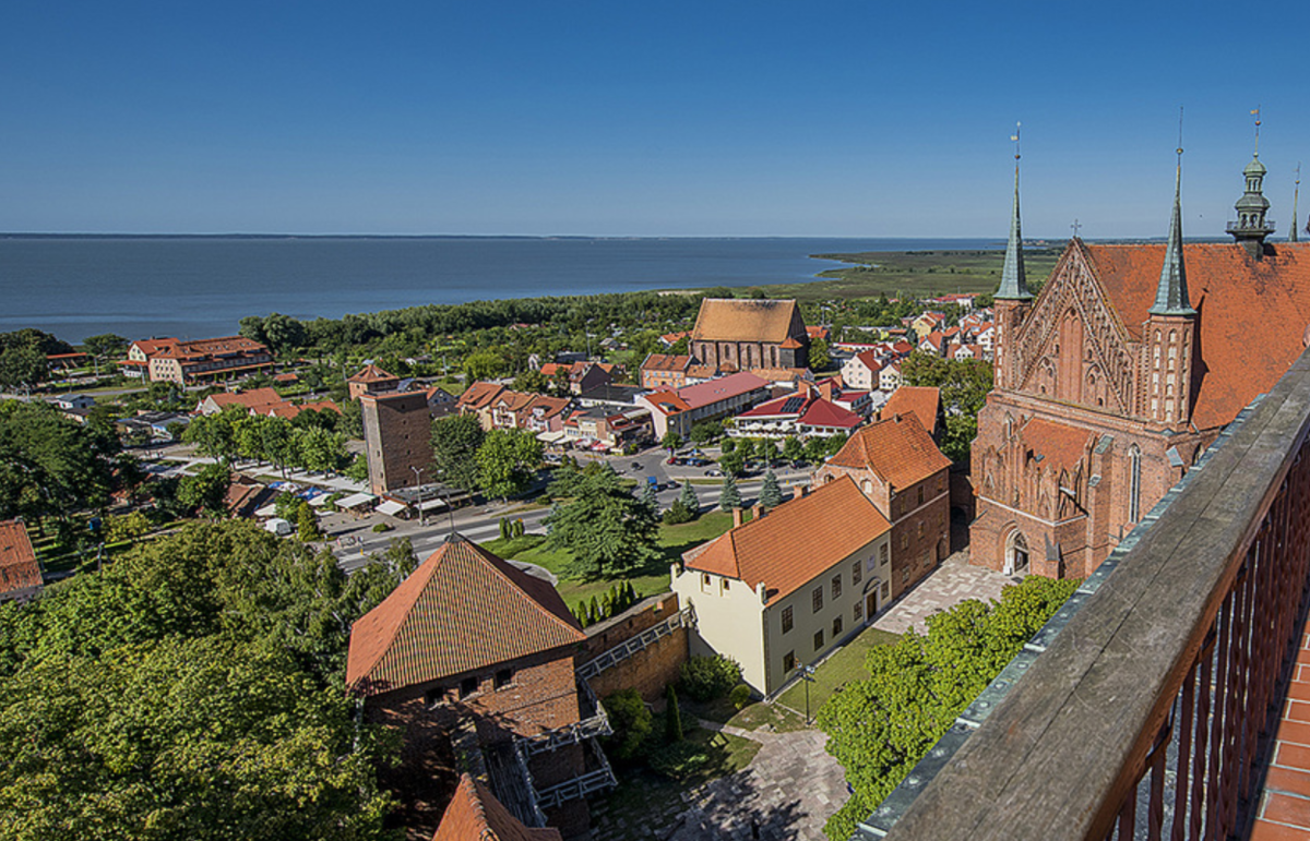 Фромборк, вид с обзорной площадки на город / фото из личного архива